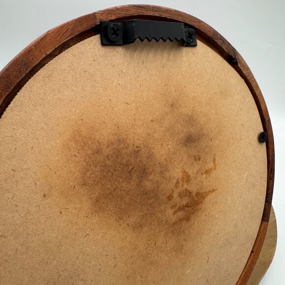 Minimalist Round Mirror, Wooden Vanity Mirror, Rustic Circle Mirror Bedroom Entr - Picture 10 of 10